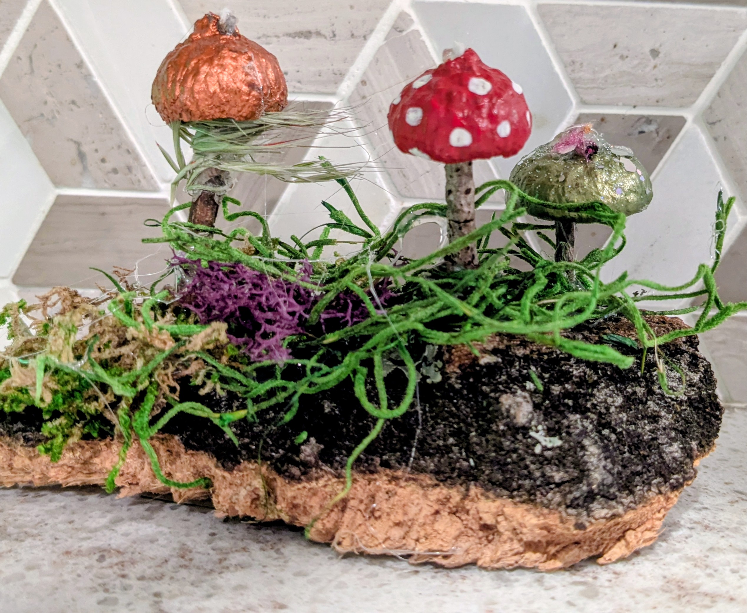 mini-mushroom decoration