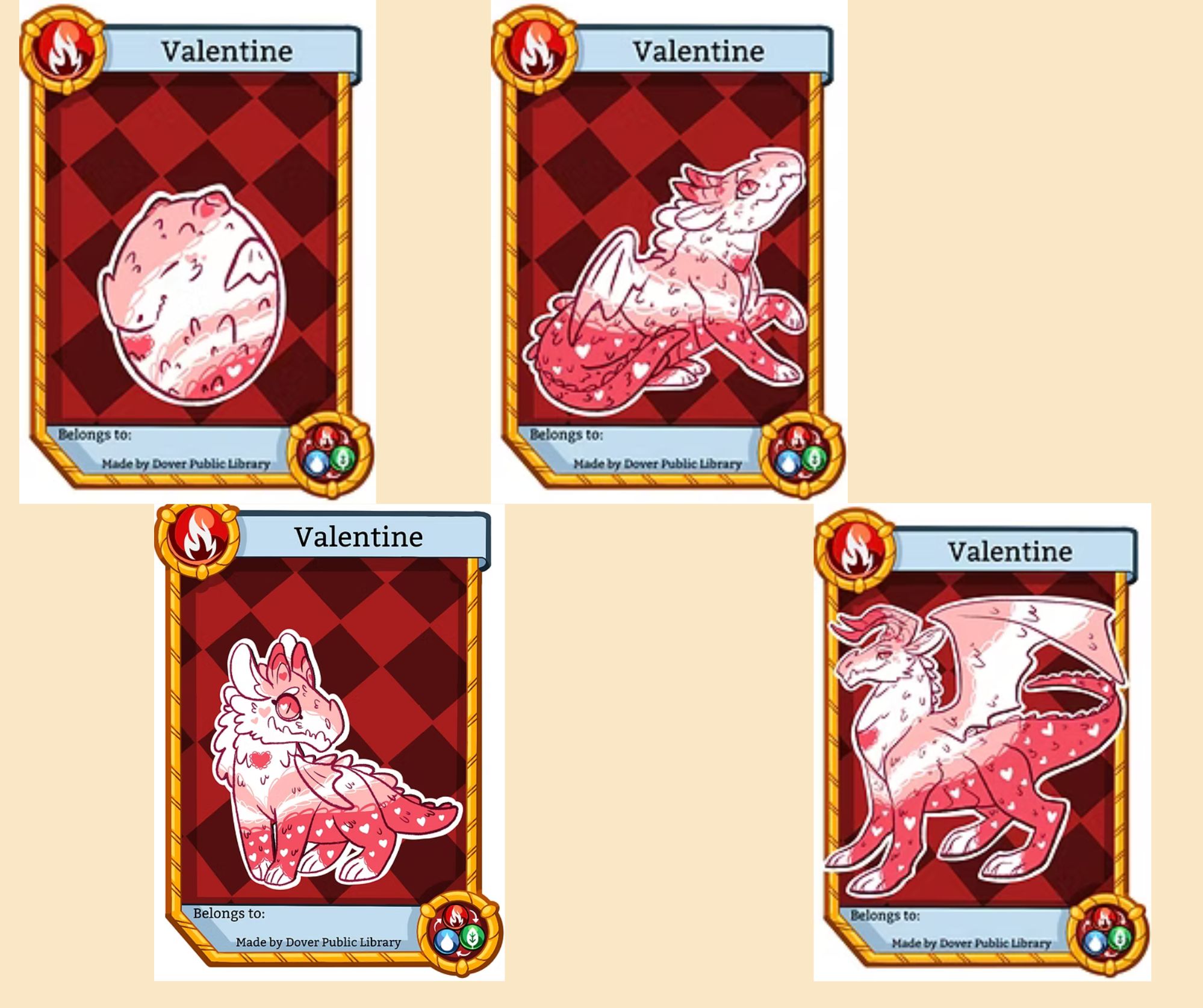 Dragon trading cards