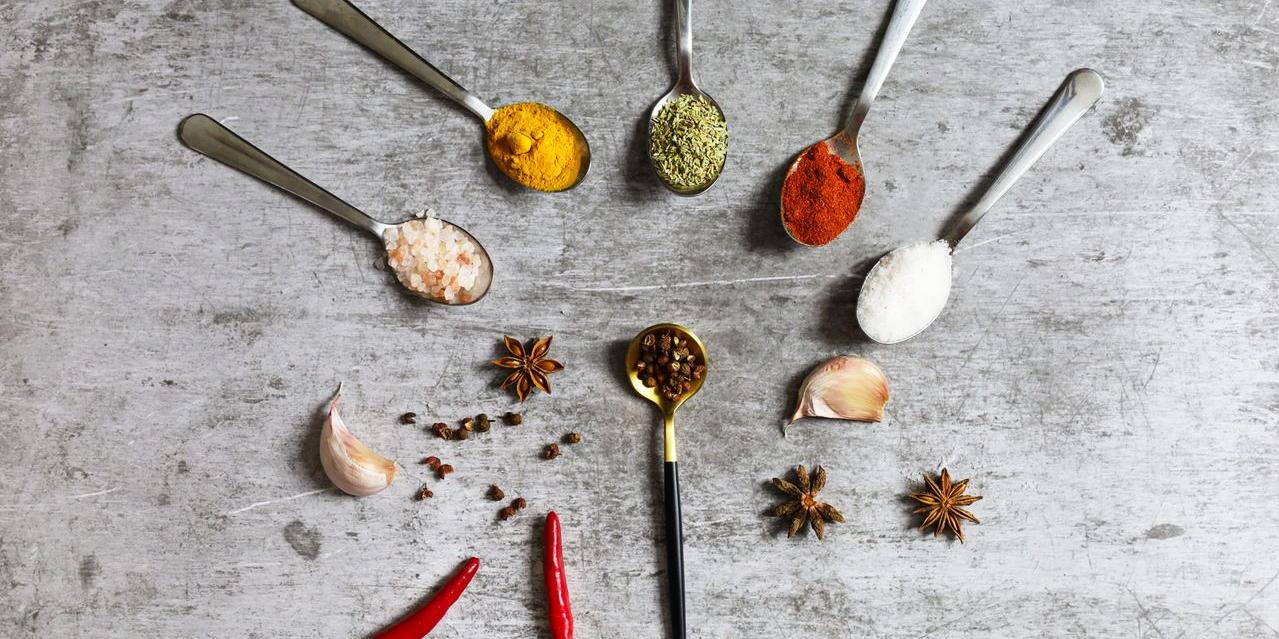 spices and spoons